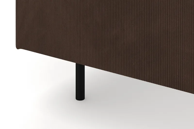 Menard 6-sits Vänstervänd L-formad Hörnsoffa i Manchester - Brun - Möbler - Vardagsrum - Soffor - Hörnsoffor