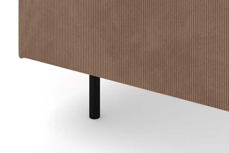 Menard 6-sits Vänstervänd L-formad Hörnsoffa i Manchester - Brun - Möbler - Vardagsrum - Soffor - Hörnsoffor