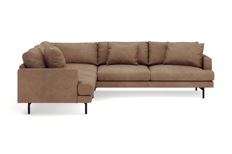 Menard 6-sits Vänstervänd L-formad Hörnsoffa i Manchester, Brun