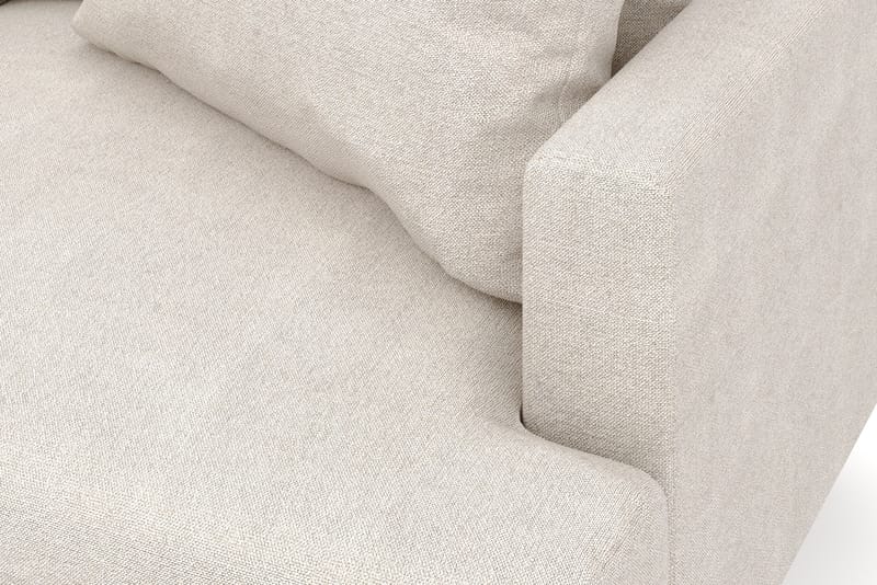 Menard 6-sits Vänstervänd L-formad Hörnsoffa i Tyg - Beige - Möbler - Vardagsrum - Soffor - Hörnsoffor