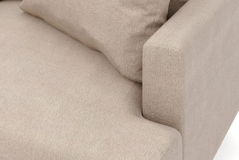 Menard 6-sits Vänstervänd L-formad Hörnsoffa i Tyg - Beige - Möbler - Vardagsrum - Soffor - Hörnsoffor