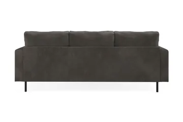 Menard Compact 3-sits Vänstervänd L-formad Divansoffa i Manchester - Mörkgrå - Möbler - Vardagsrum - Soffor - Divansoffa & schäslong