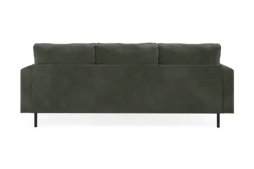 Menard Compact 3-sits Vänstervänd L-formad Divansoffa i Manchester - Mörkgrön - Möbler - Vardagsrum - Soffor - Divansoffa & schäslong