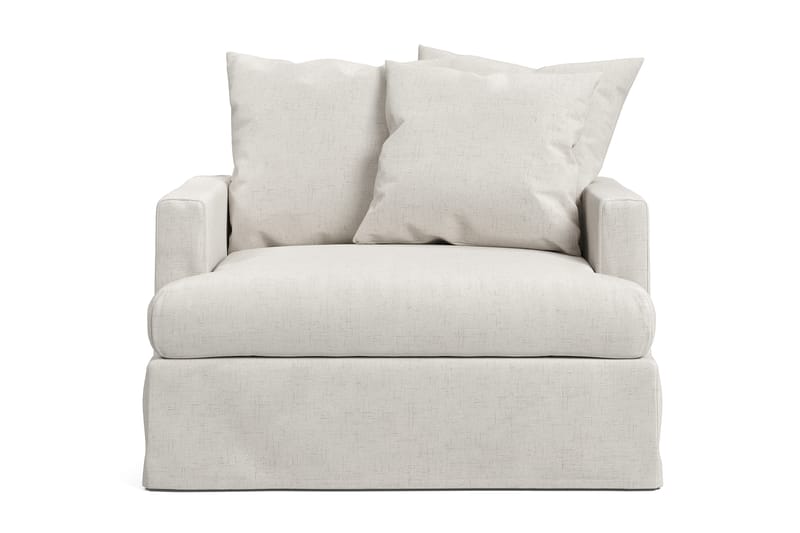 Menard Soffgrupp 4-sits Vänstervänd L-formad Schäslongsoffa + Fåtölj i Tyg - Beige - Möbler - Vardagsrum - Soffor - Divansoffa & schäslong