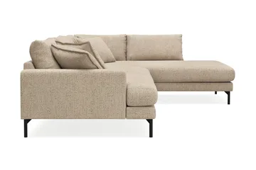 Menard Premium 5-sits Högervänd L-formad Djup Schäslongsoffa i Chenille - Beige - Möbler - Vardagsrum - Soffor - Divansoffa & schäslong