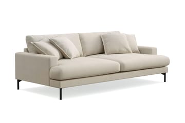 Menard Premium 4-sits Djup Soffa i Tyg - Beige - Möbler - Vardagsrum - Soffor - 4-sits soffor
