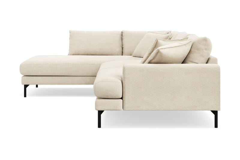 Menard Premium 5-sits Vänstervänd L-formad Djup Schäslongsoffa i Chenille - Beige - Möbler - Vardagsrum - Soffor - Divansoffa & schäslong