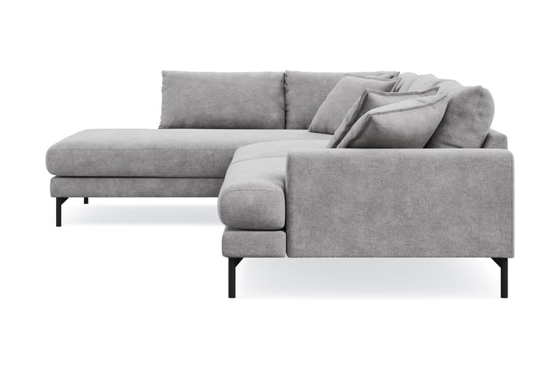Menard Premium 5-sits Vänstervänd L-formad Djup Schäslongsoffa i Chenille - Grå - Möbler - Vardagsrum - Soffor - Divansoffa & schäslong