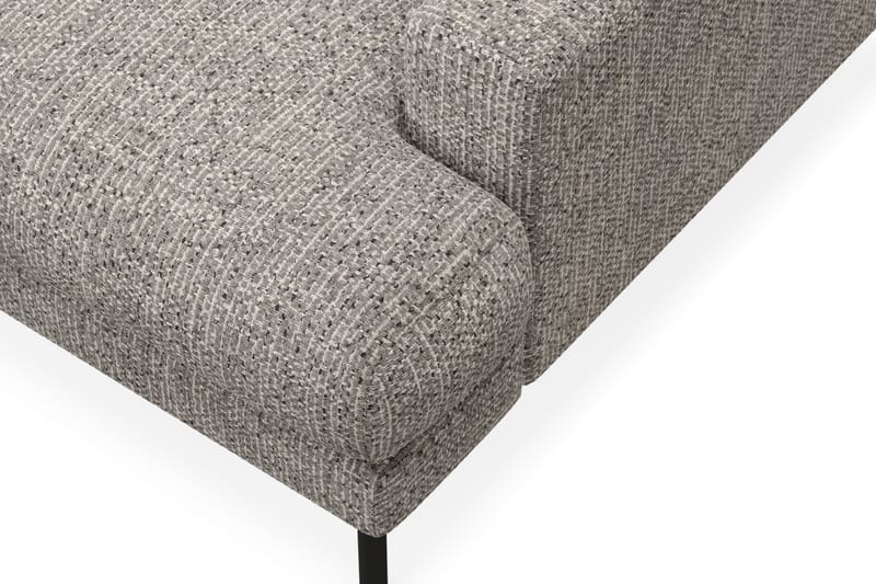 Menard Premium 5-sits Vänstervänd L-formad Djup Schäslongsoffa i Chenille - Grå - Möbler - Vardagsrum - Soffor - Divansoffa & schäslong