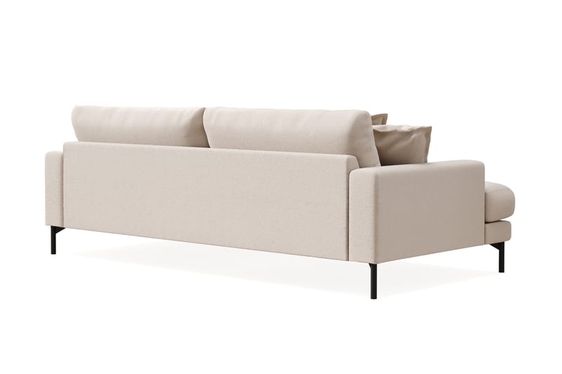 Menard Premium 4-sits Djup Soffa i Bouclé - Ljusbeige - Möbler - Vardagsrum - Soffor - 4-sits soffor