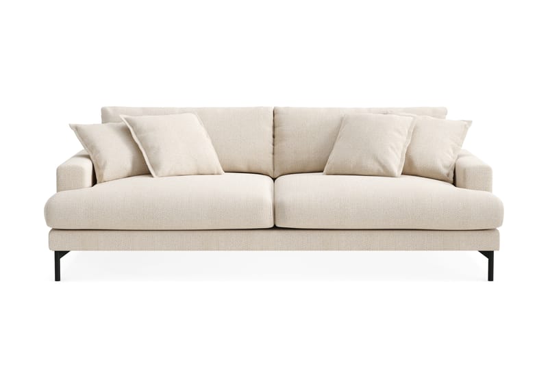 Menard Premium 4-sits Djup Soffa i Chenille - Ljusbeige - Möbler - Vardagsrum - Soffor - 4-sits soffor