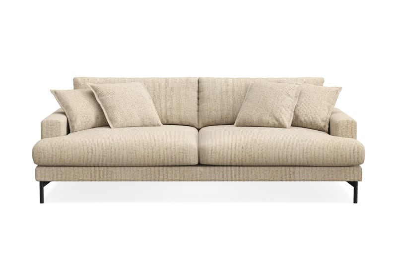 Menard Premium 4-sits Djup Soffa i Chenille - Beige - Möbler - Vardagsrum - Soffor - 4-sits soffor