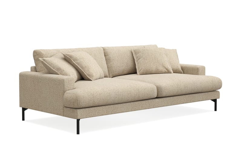 Menard Premium 4-sits Djup Soffa i Chenille - Beige - Möbler - Vardagsrum - Soffor - 4-sits soffor