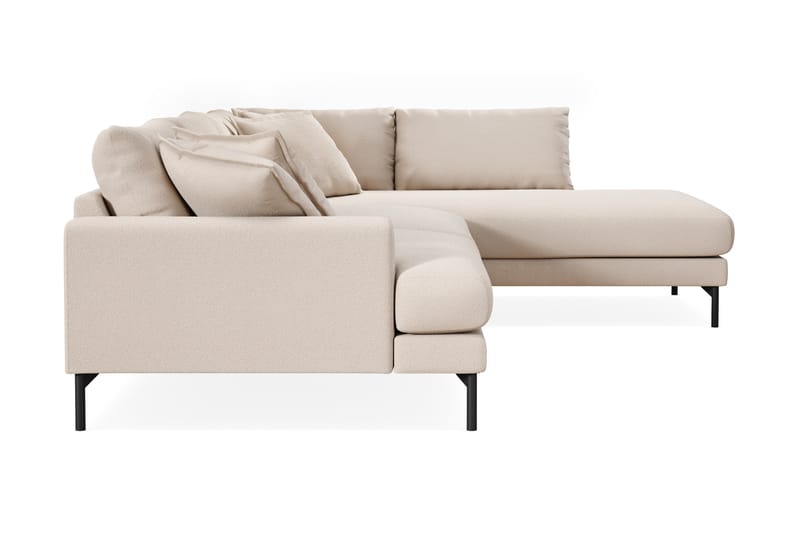 Menard Premium 5-sits Högervänd L-formad Djup Schäslongsoffa i Bouclé - Ljusbeige - Möbler - Vardagsrum - Soffor - Divansoffa & schäslong
