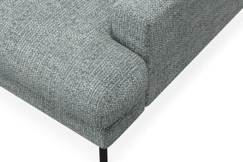 Menard Premium 5-sits Vänstervänd L-formad Djup Schäslongsoffa i Chenille - Grå/Blå - Möbler - Vardagsrum - Soffor - Divansoffa & schäslong