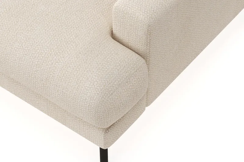 Menard Premium 5-sits Vänstervänd L-formad Djup Schäslongsoffa i Chenille - Ljusbeige - Möbler - Vardagsrum - Soffor - Divansoffa & schäslong