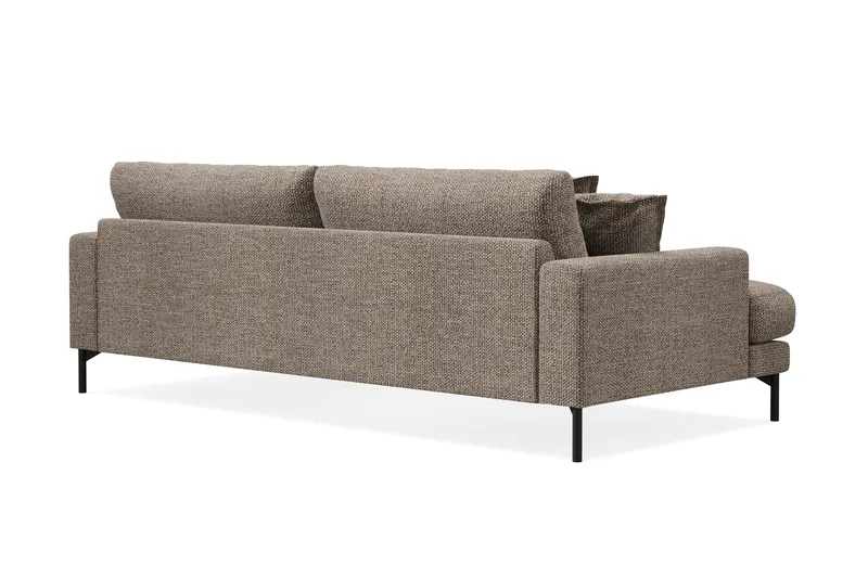 Menard Premium 4-sits Djup Soffa i Chenille - Brun - Möbler - Vardagsrum - Soffor - 4-sits soffor