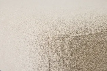 Milano 5-sits Rundad Vänstervänd L-soffa med Låg Rygg i Beige Boucle - Beige - Möbler - Vardagsrum - Soffor - Divansoffa & schäslong