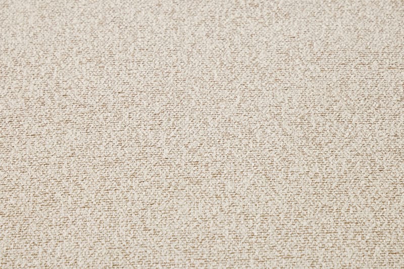 Milano 5-sits Rundad Vänstervänd L-soffa med Låg Rygg i Beige Boucle - Beige - Möbler - Vardagsrum - Soffor - Divansoffa & schäslong