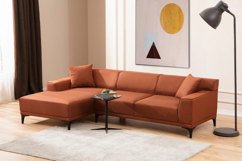 Mississauga Divansoffa 3-sits - Orange - Möbler - Vardagsrum - Soffor - Divansoffa & schäslong