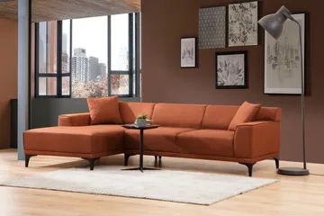 Mississauga Divansoffa 3-sits - Orange - Möbler - Vardagsrum - Soffor - Divansoffa & schäslong