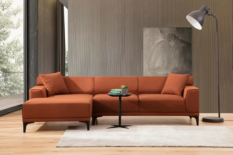 Mississauga Divansoffa 3-sits, Orange