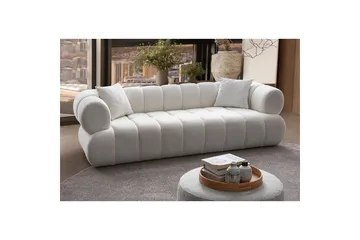 Mississauga Soffa 3-sits - Vit - Möbler - Vardagsrum - Soffor - 3-sits soffor