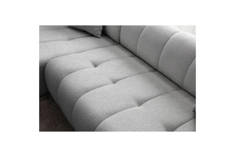 Mississauga Soffa med Divan 3-sits - Grå - Möbler - Vardagsrum - Soffor - Divansoffa & schäslong