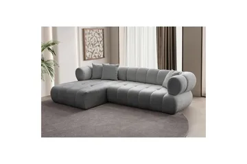 Mississauga Soffa med Divan 3-sits - Grå - Möbler - Vardagsrum - Soffor - Divansoffa & schäslong