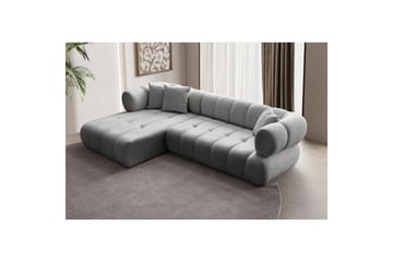 Mississauga Soffa med Divan 3-sits - Grå - Möbler - Vardagsrum - Soffor - Divansoffa & schäslong
