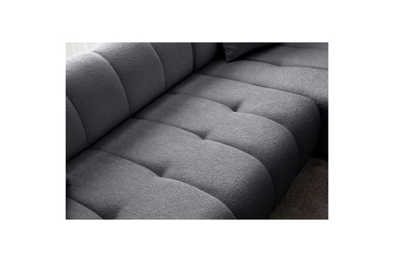 Mississauga Soffa med Divan 3-sits - Mörkgrå - Möbler - Vardagsrum - Soffor - Divansoffa & schäslong