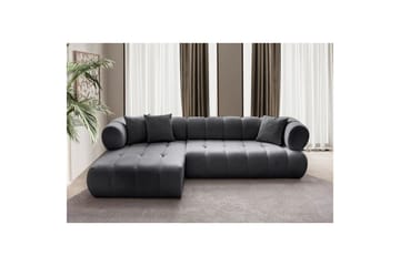 Mississauga Soffa med Divan 3-sits - Mörkgrå - Möbler - Vardagsrum - Soffor - Divansoffa & schäslong