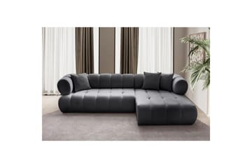 Mississauga Soffa med Divan 3-sits - Mörkgrå - Möbler - Vardagsrum - Soffor - Divansoffa & schäslong