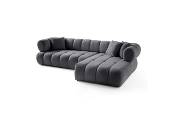 Mississauga Soffa med Divan 3-sits - Mörkgrå - Möbler - Vardagsrum - Soffor - Divansoffa & schäslong