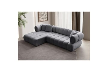 Mississauga Soffa med Divan 3-sits - Mörkgrå - Möbler - Vardagsrum - Soffor - Divansoffa & schäslong