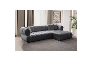 Mississauga Soffa med Divan 3-sits - Mörkgrå - Möbler - Vardagsrum - Soffor - Divansoffa & schäslong