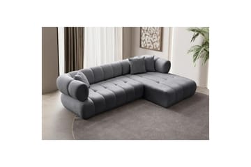 Mississauga Soffa med Divan 3-sits - Mörkgrå - Möbler - Vardagsrum - Soffor - Divansoffa & schäslong
