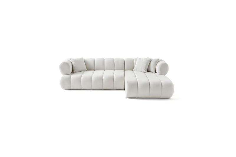 Mississauga Soffa med Divan 3-sits, Vit