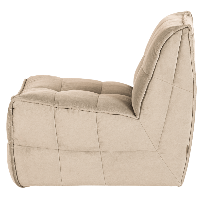 1-sits Modul Cluster 105 cm - Beige - Möbler - Vardagsrum - Soffor - Modulsoffor - Mittmodul