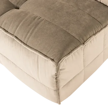 1-sits Modul Cluster 105 cm - Beige - Möbler - Vardagsrum - Soffor - Modulsoffor - Mittmodul