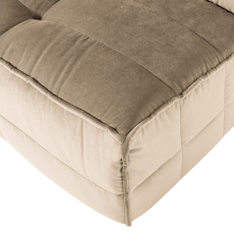 1-sits Modul Cluster 105 cm - Beige - Möbler - Vardagsrum - Soffor - Modulsoffor - Mittmodul