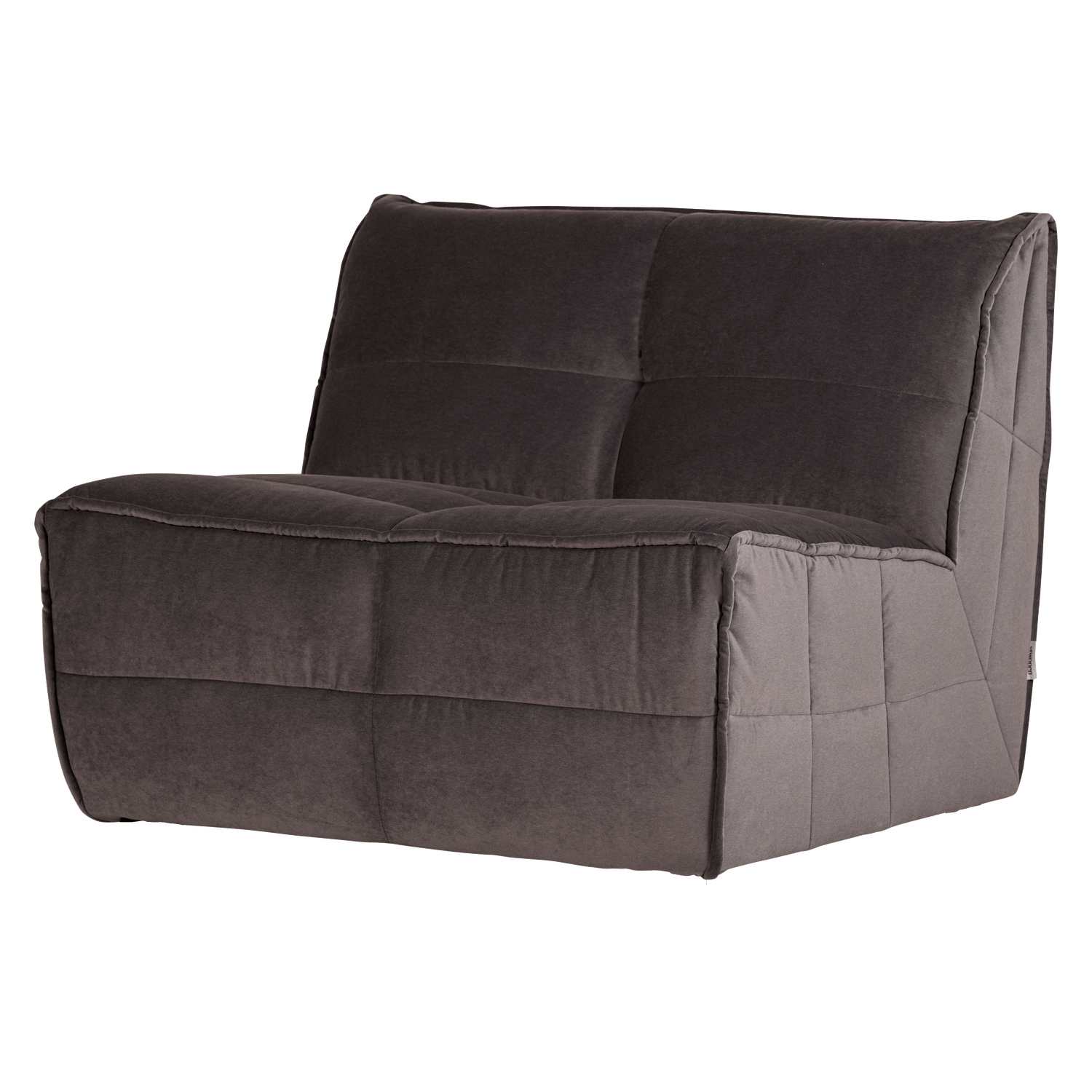 1-sits modul cluster 105 cm - chokladbrun