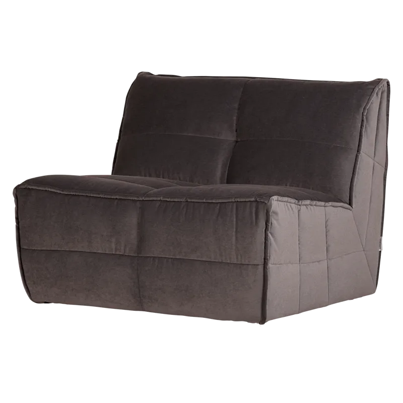 1-sits Modul Cluster 105 cm, Chokladbrun