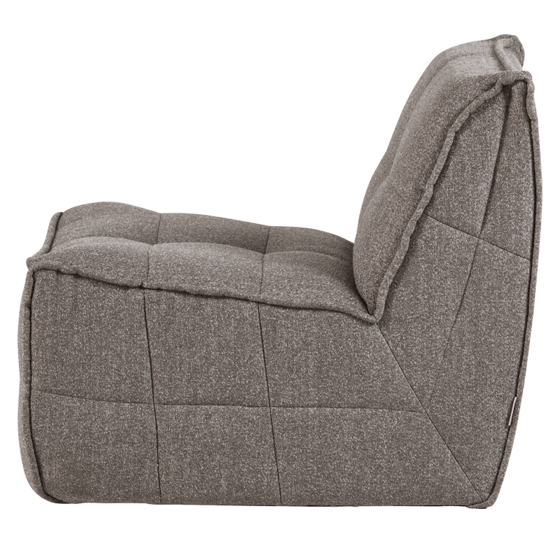 1-sits Modul Cluster 105 cm - Mellanbrun - Möbler - Vardagsrum - Soffor - Modulsoffor - Mittmodul