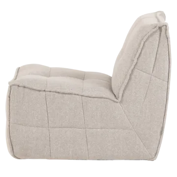 1-sits Modul Cluster 105 cm - Sand - Möbler - Vardagsrum - Soffor - Modulsoffor - Mittmodul