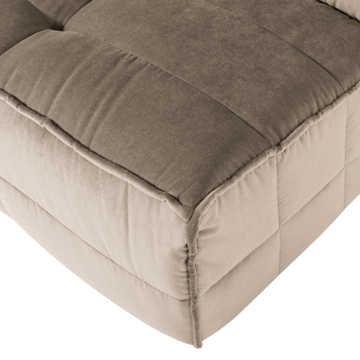 1-sits Modul Cluster 105 cm - Taupe - Möbler - Vardagsrum - Soffor - Modulsoffor - Mittmodul