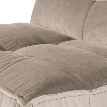 1-sits Modul Cluster 105 cm - Taupe - Möbler - Vardagsrum - Soffor - Modulsoffor - Mittmodul