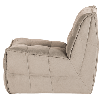 1-sits Modul Cluster 105 cm - Taupe - Möbler - Vardagsrum - Soffor - Modulsoffor - Mittmodul