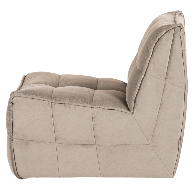 1-sits Modul Cluster 105 cm - Taupe - Möbler - Vardagsrum - Soffor - Modulsoffor - Mittmodul
