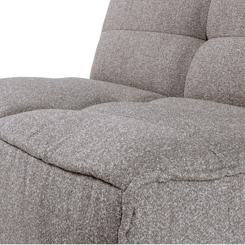 1-sits Modul Cluster 105 cm - Varmgrå - Möbler - Vardagsrum - Soffor - Modulsoffor - Mittmodul